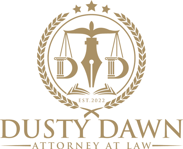 Dusty Dawn - attorney at law logo